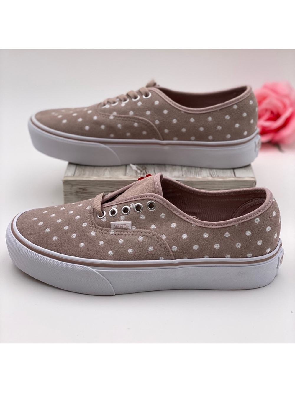 Vans Platforms Suedepolkadot